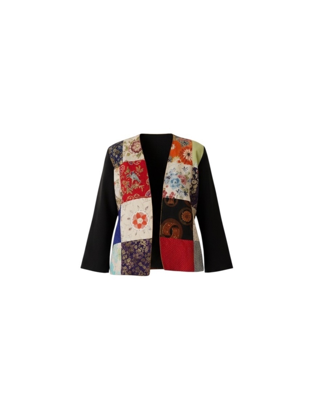 Vintage Lillie Rubin Patchwork Statement Jacket